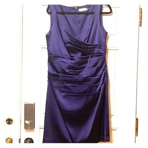 Purple Calvin Klein Cocktail Dress